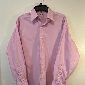 Men's Brook Brothers Dress Shirt, Size 16 1/2, 34, Egyptian Cotton